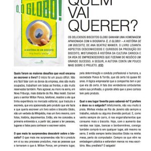 Ó, O Globo! na Revista da Livraria Cultura
